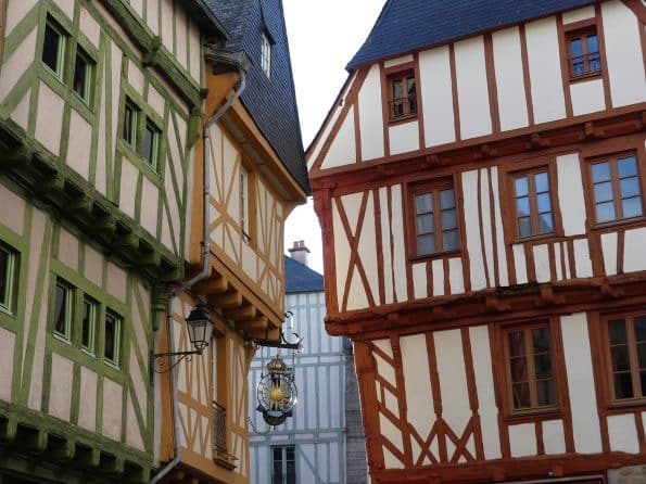 Maisons à pans de bois, centre de Vannes