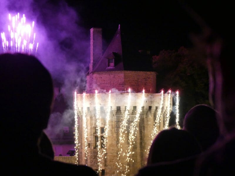 Feu d'artifice du 14 juillet dans le Finistère