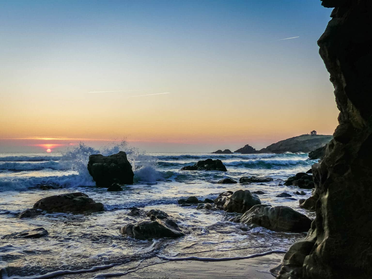 Côte Sauvage de Quiberon, falaises face à l'Atlantique