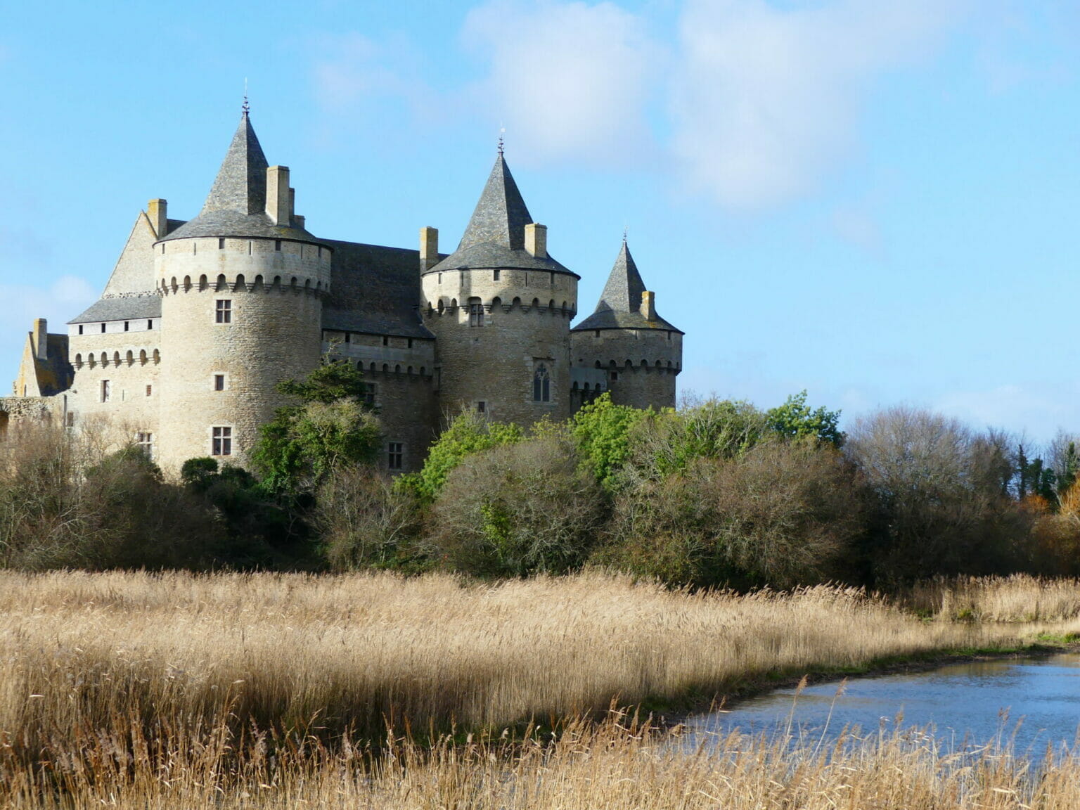 Château de Suscinio sur la presqu'île de Rhuys