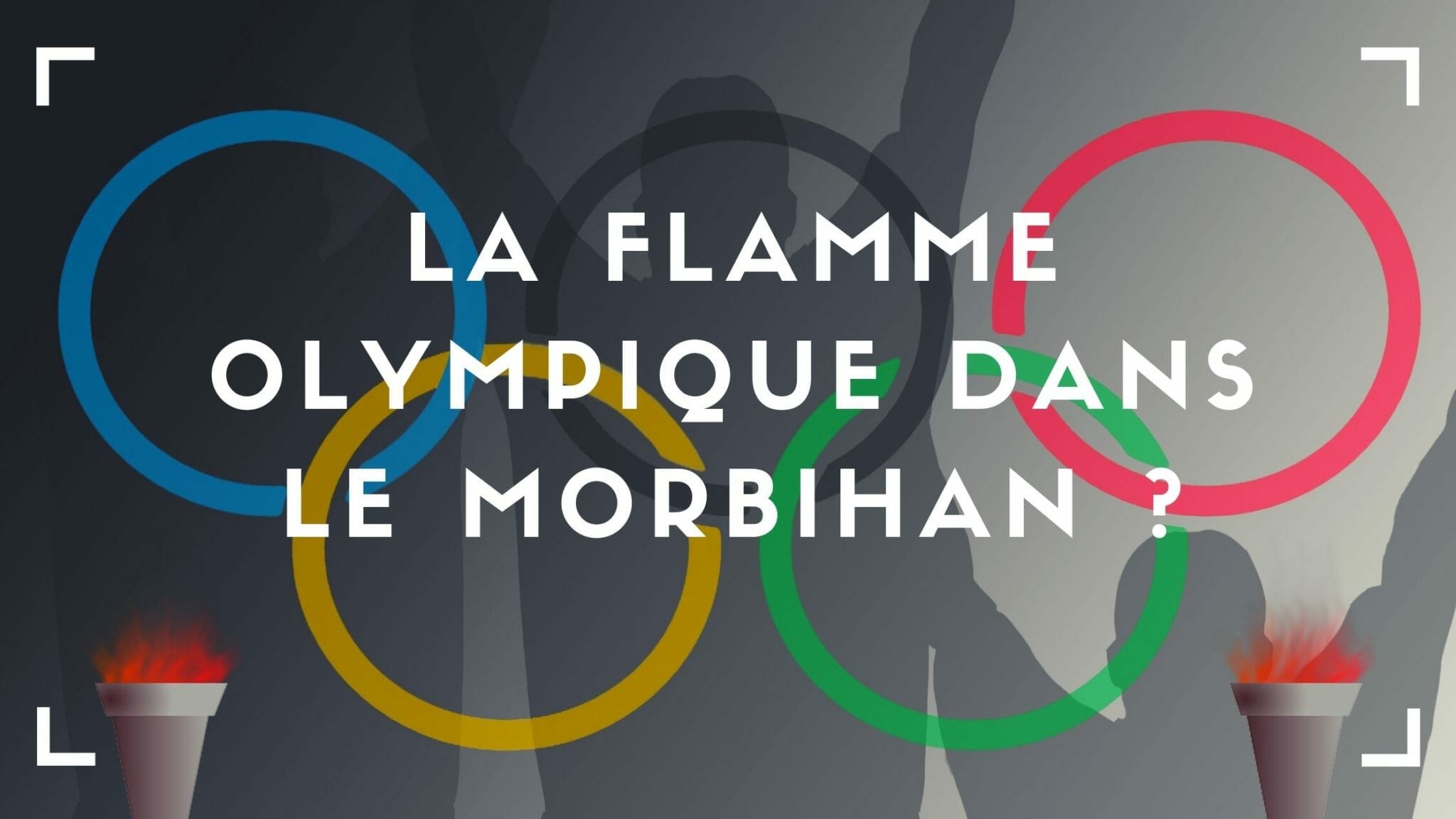 JO 2024. Le passage de la flamme Olympique à Vannes en Bretagne
