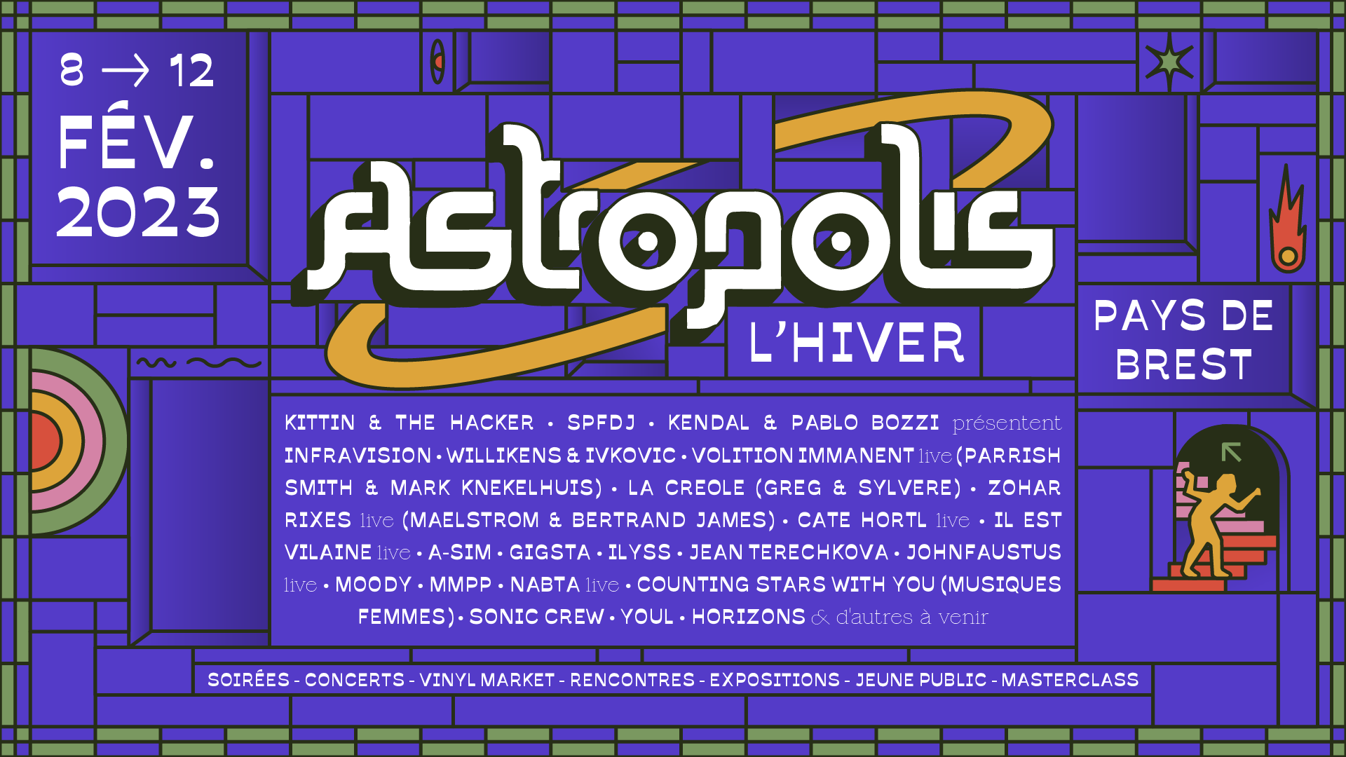 Astropolis l’Hiver, du 8 au 12 février 2023 à Brest