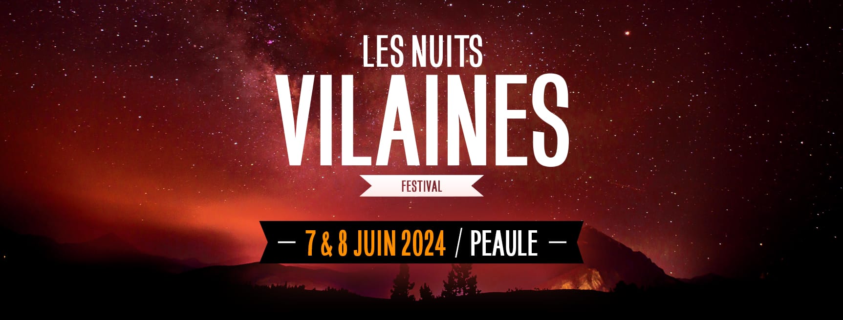 Festival Les Nuits Vilaines les 7 et 8 juin 2024 à Peaule (56)