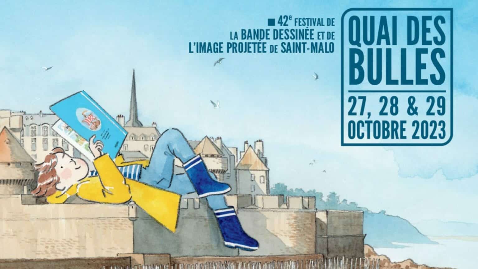 Quai des Bulles, les 25, 26 et 27 octobre 2024 à Saint-Malo (35)