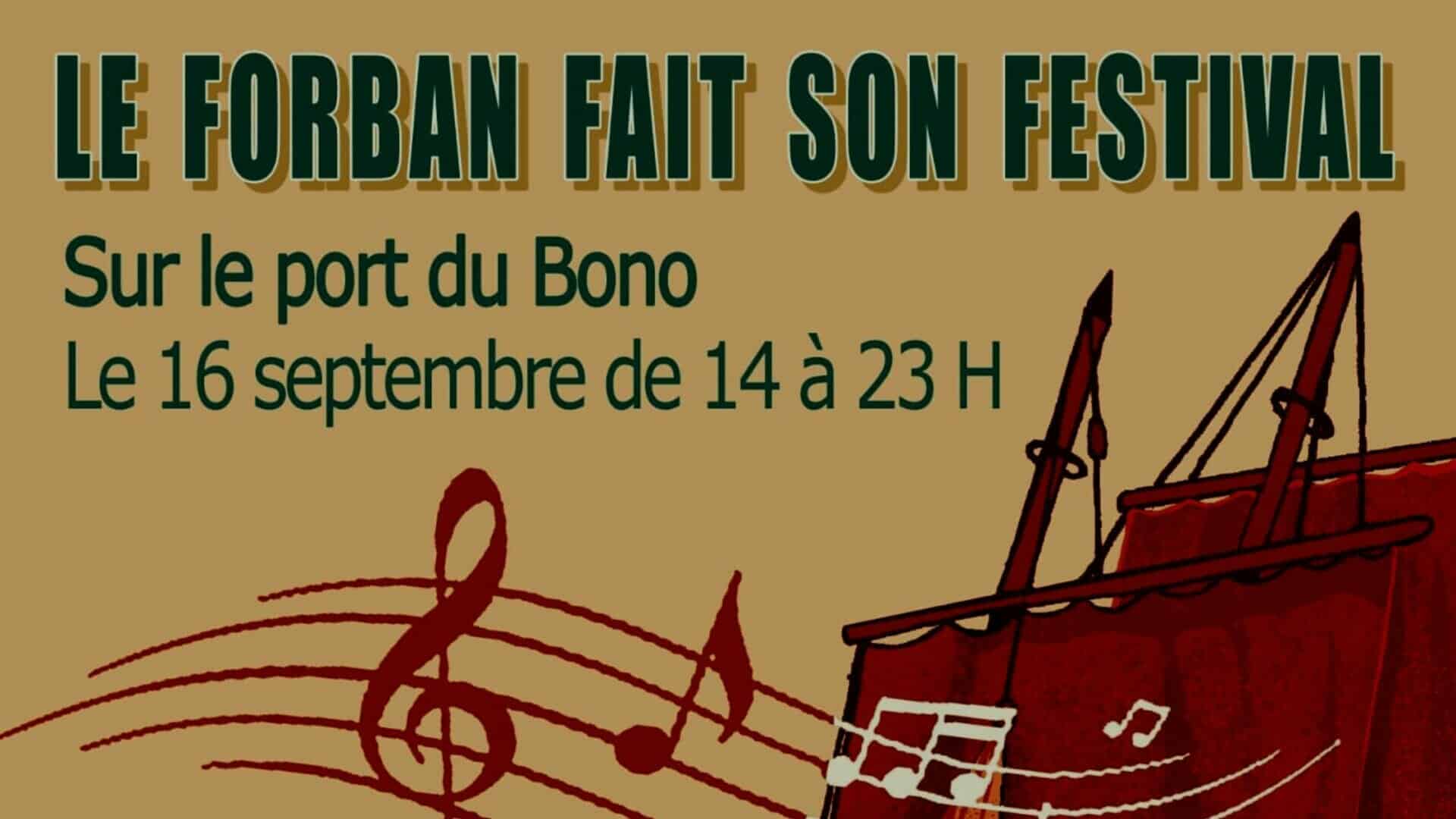 Le Forban fait son festival, 16 septembre 2023 au Bono