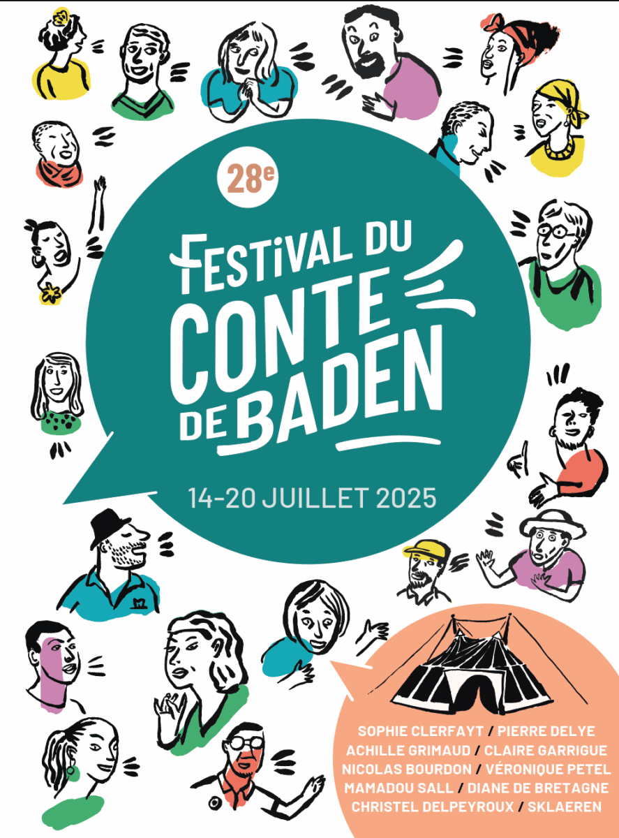 Affiche festival du conte de baden ete 2025