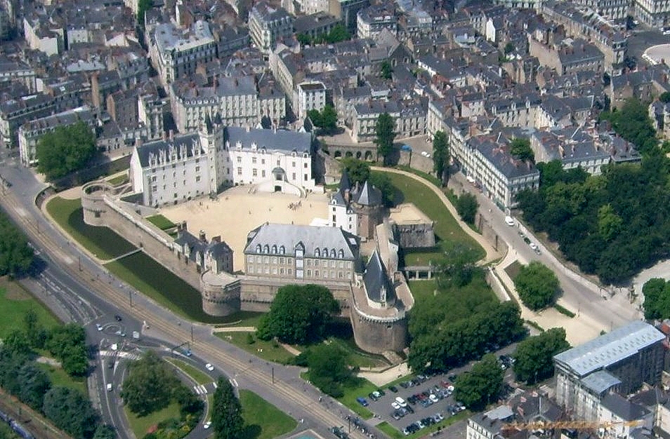 Le château des ducs de Bretagne à Nantes, Loire-Atlantique