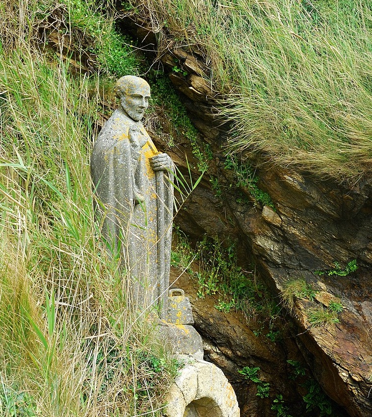 Statue de saint Gildas — presqu'île de Rhuys