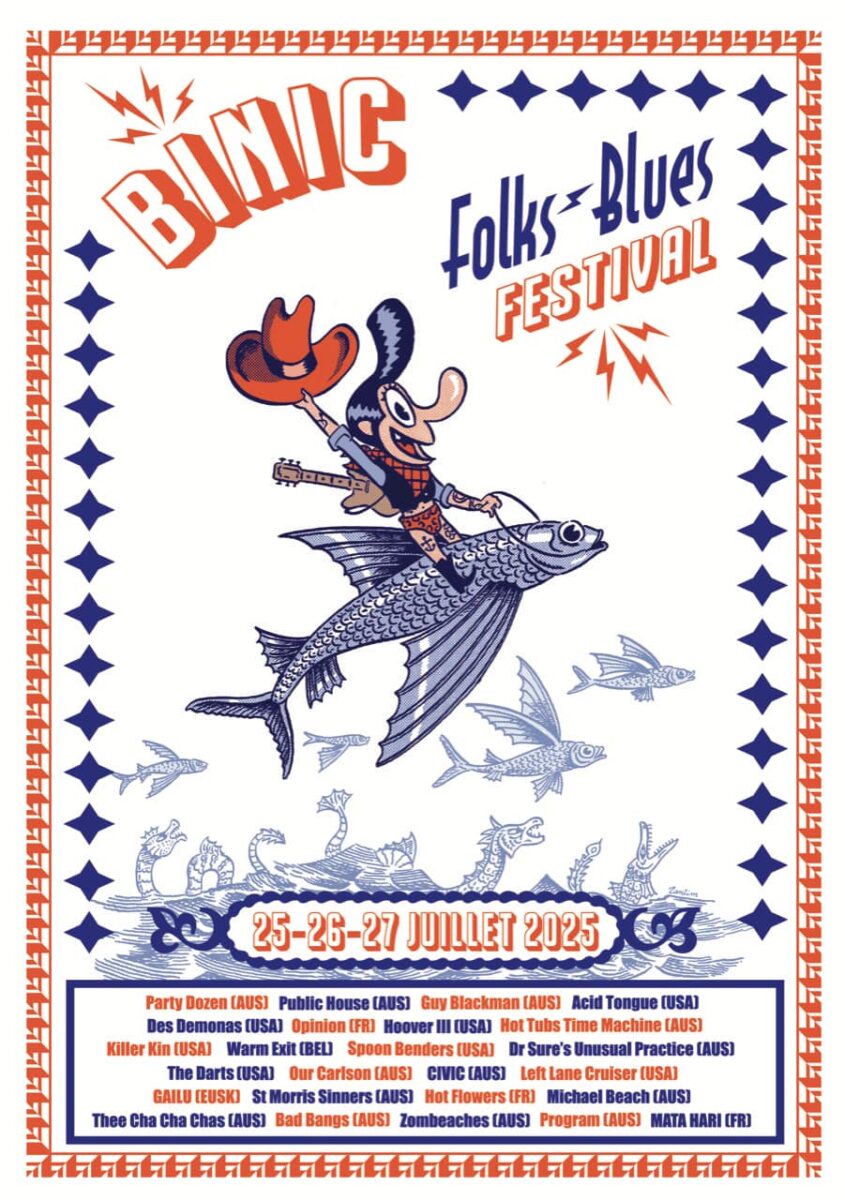 affiche binic folks blues festival 2025