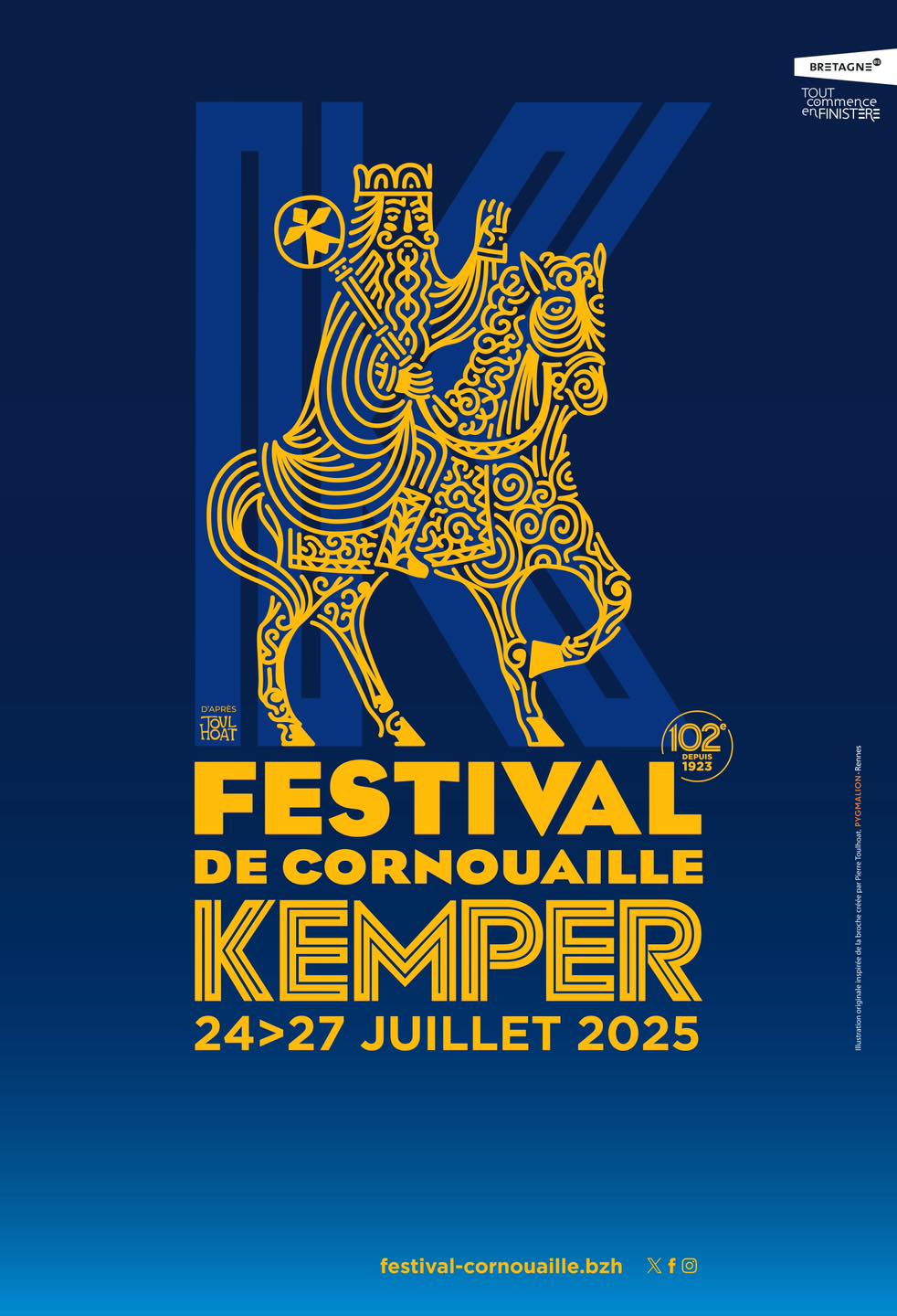affiche festival de cornouaille 2025