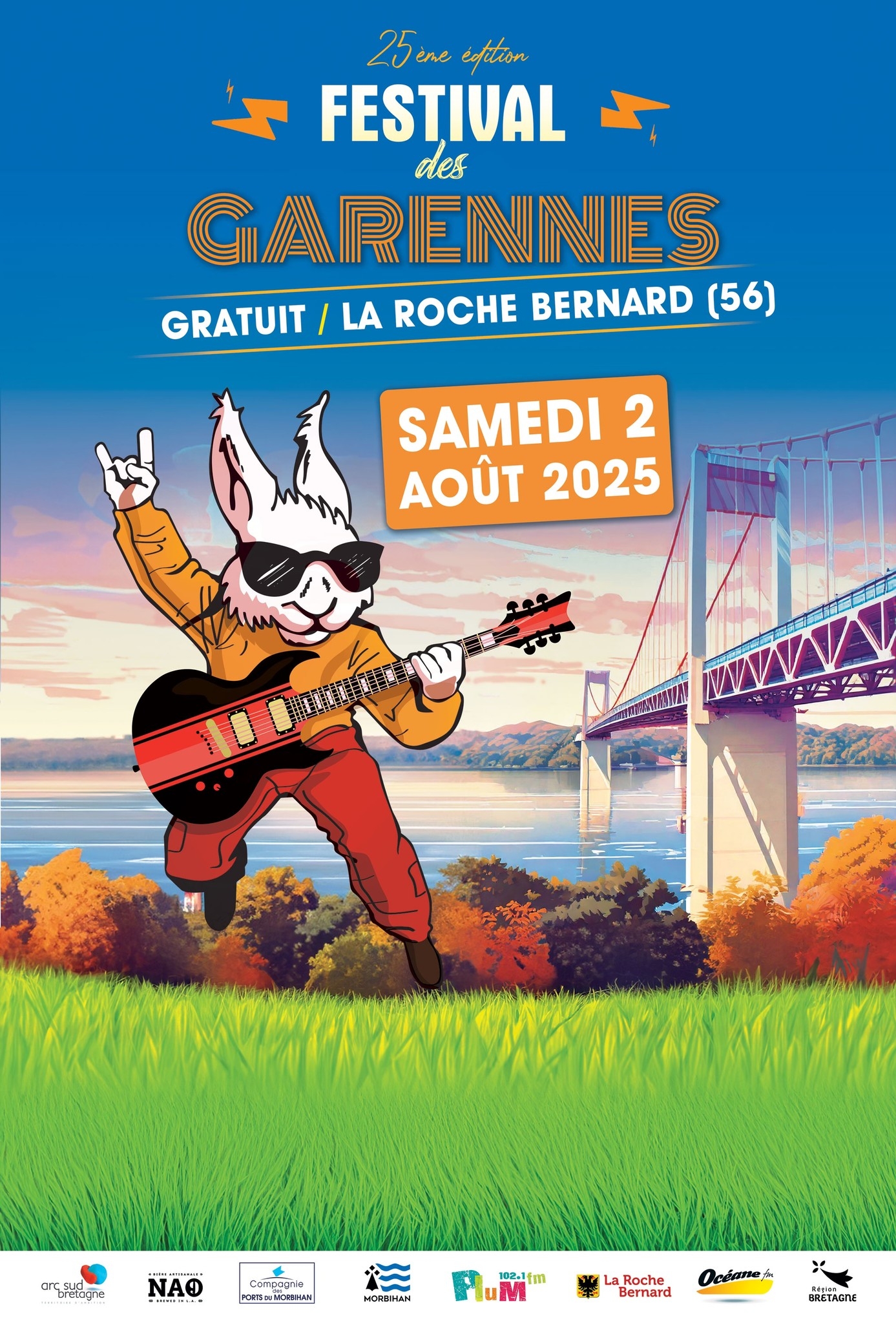 affiche festival des garennes 2025