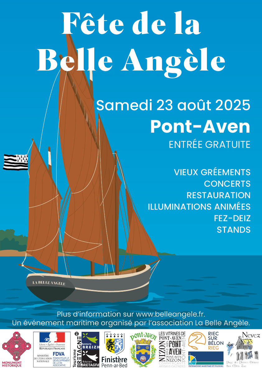 affiche fete de la belle angele 2025