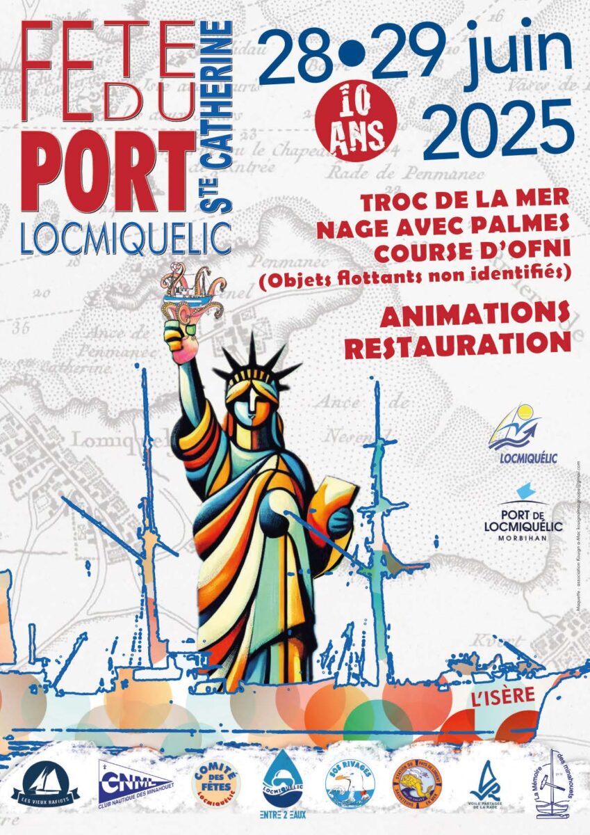 affiche fete du port de locmiquelic 2025