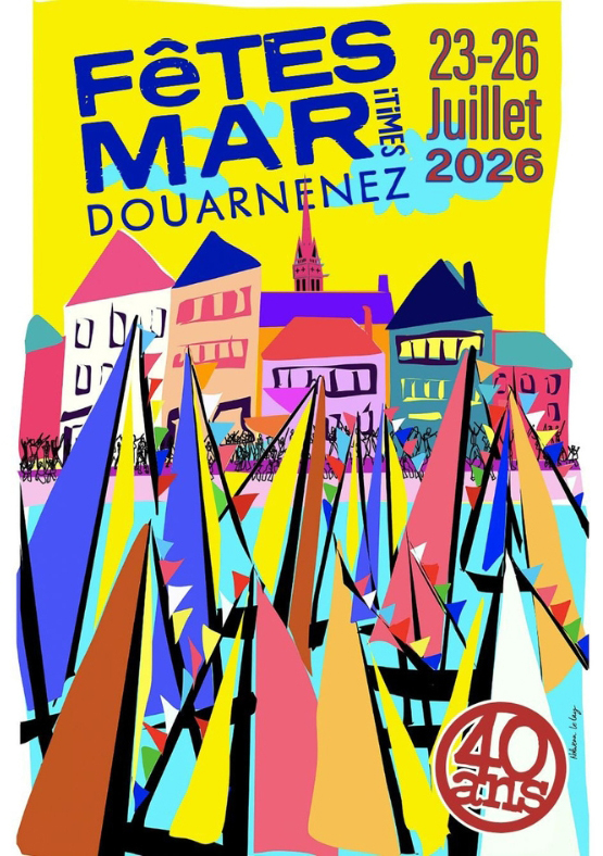 affiche fetes maritimes de douarnenez 2026