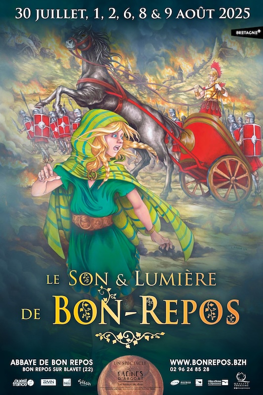 affiche son et lumiere de bon repos 2025