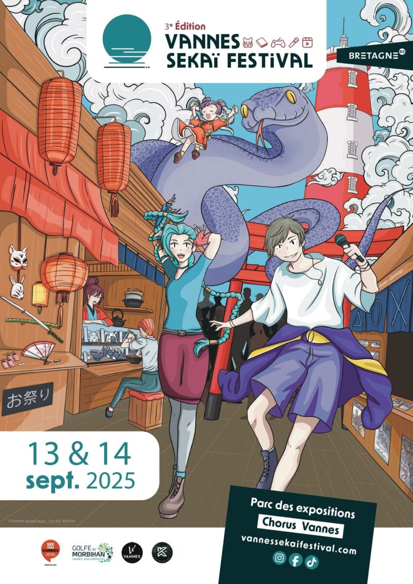 affiche vannes sekaï festival 2025