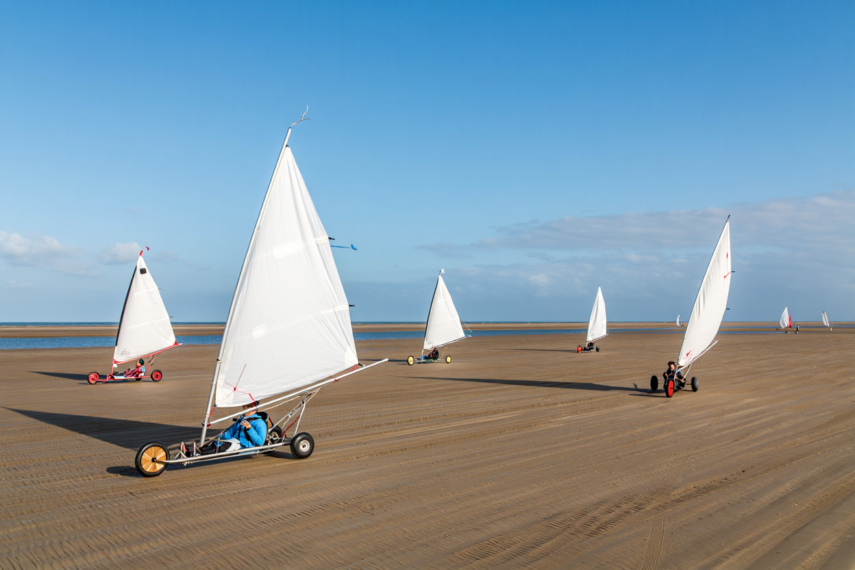 Équipement pour le char à voile