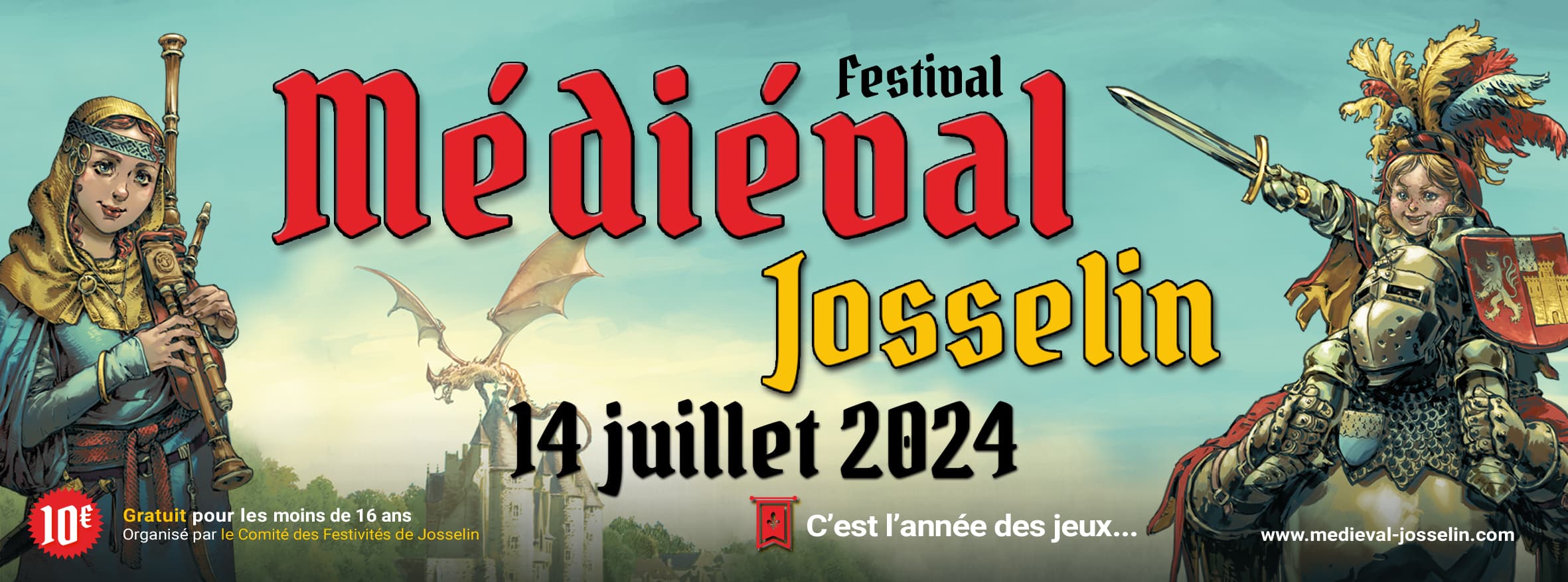 Festival Médiéval de Josselin, 14 juillet 2024 à Josselin (56)