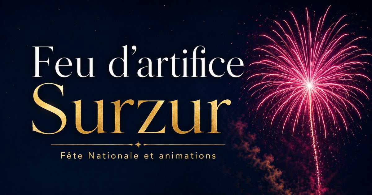 Bal des pompiers et feu d’artifice, 17 juillet 2026 à Surzur (56)