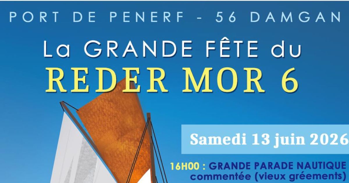 Fête du Reder Mor 6, 13 juin 2026 à Damgan (56)