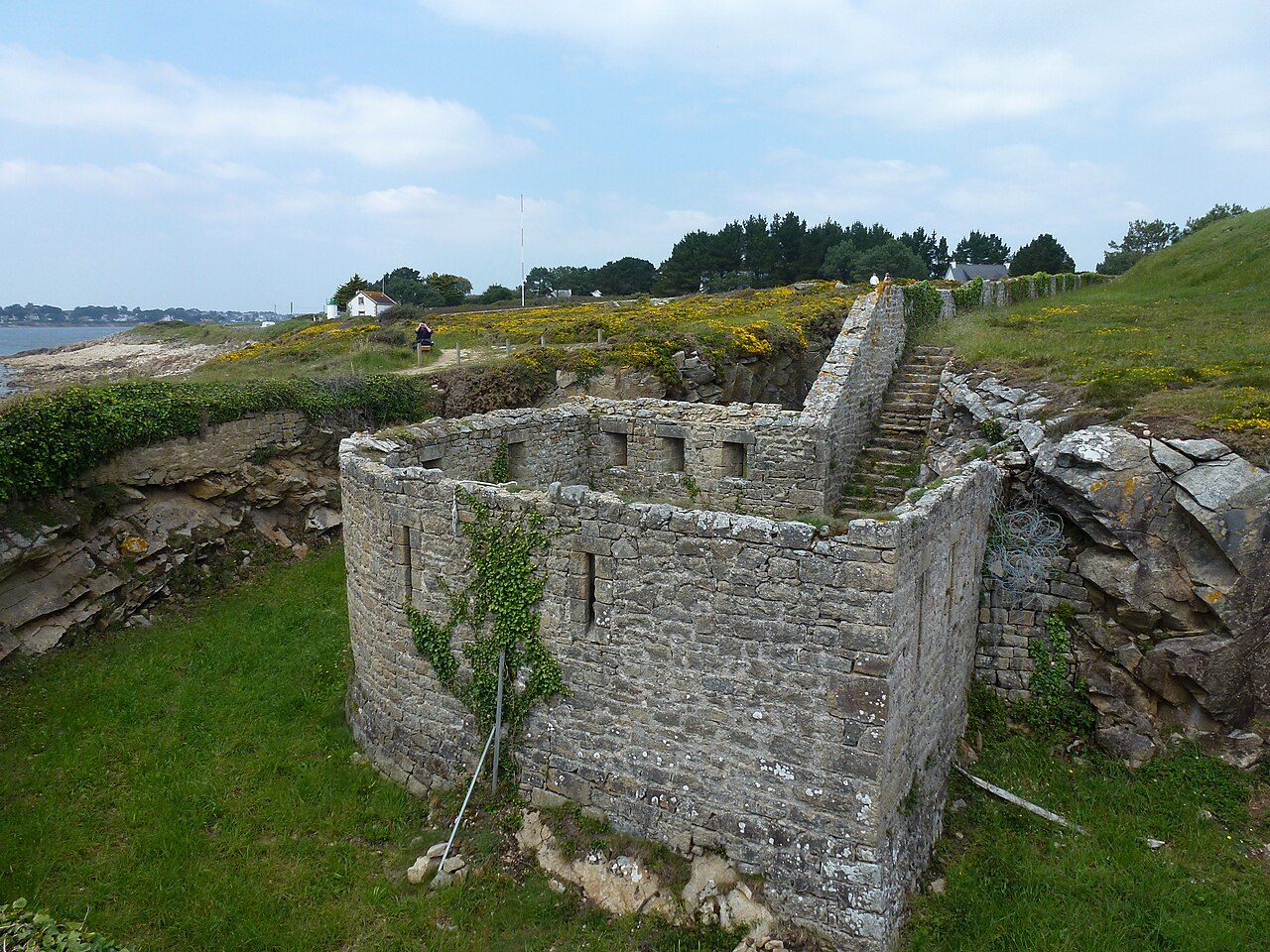 Le fort de Kernevest à Saint-Philibert
