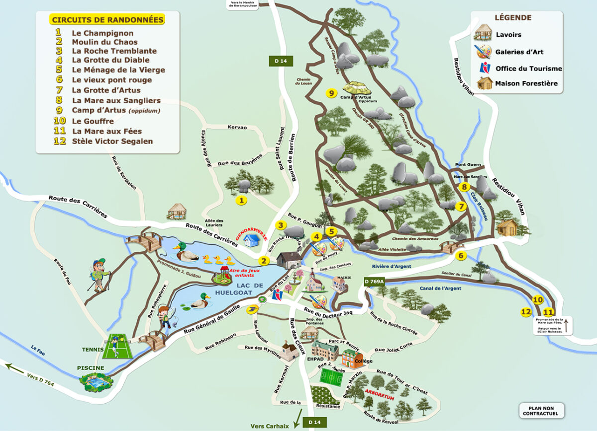 huelgoat circuit randonnees