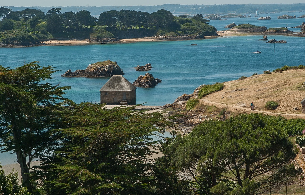 Vue panoramique de l'île de Bréhat
