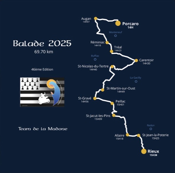 parcours balade 15 aout 2025 porcaro rieux