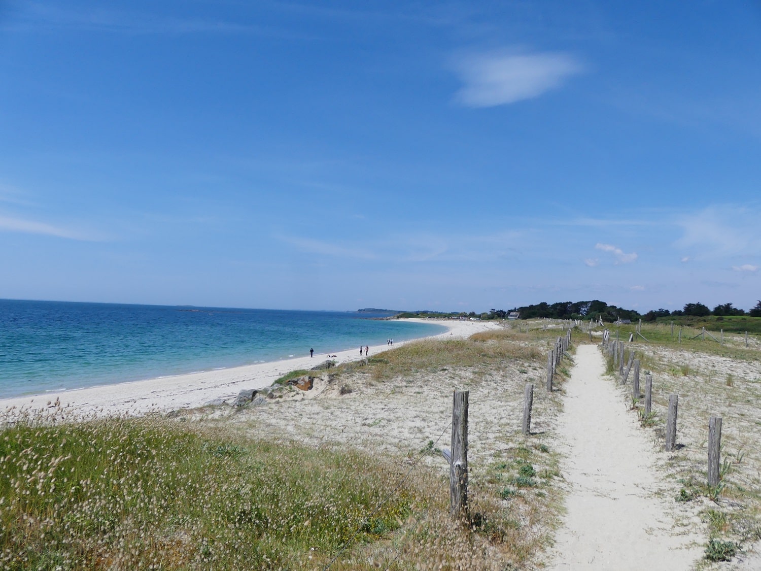 Plage de Goh Velin &agrave; Saint-Gildas-de-Rhuys, Morbihan