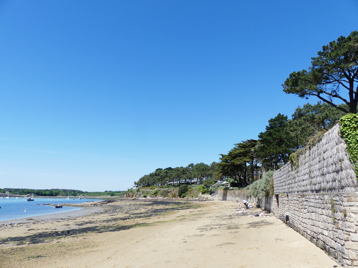 plage du berchis larmor baden bretagne