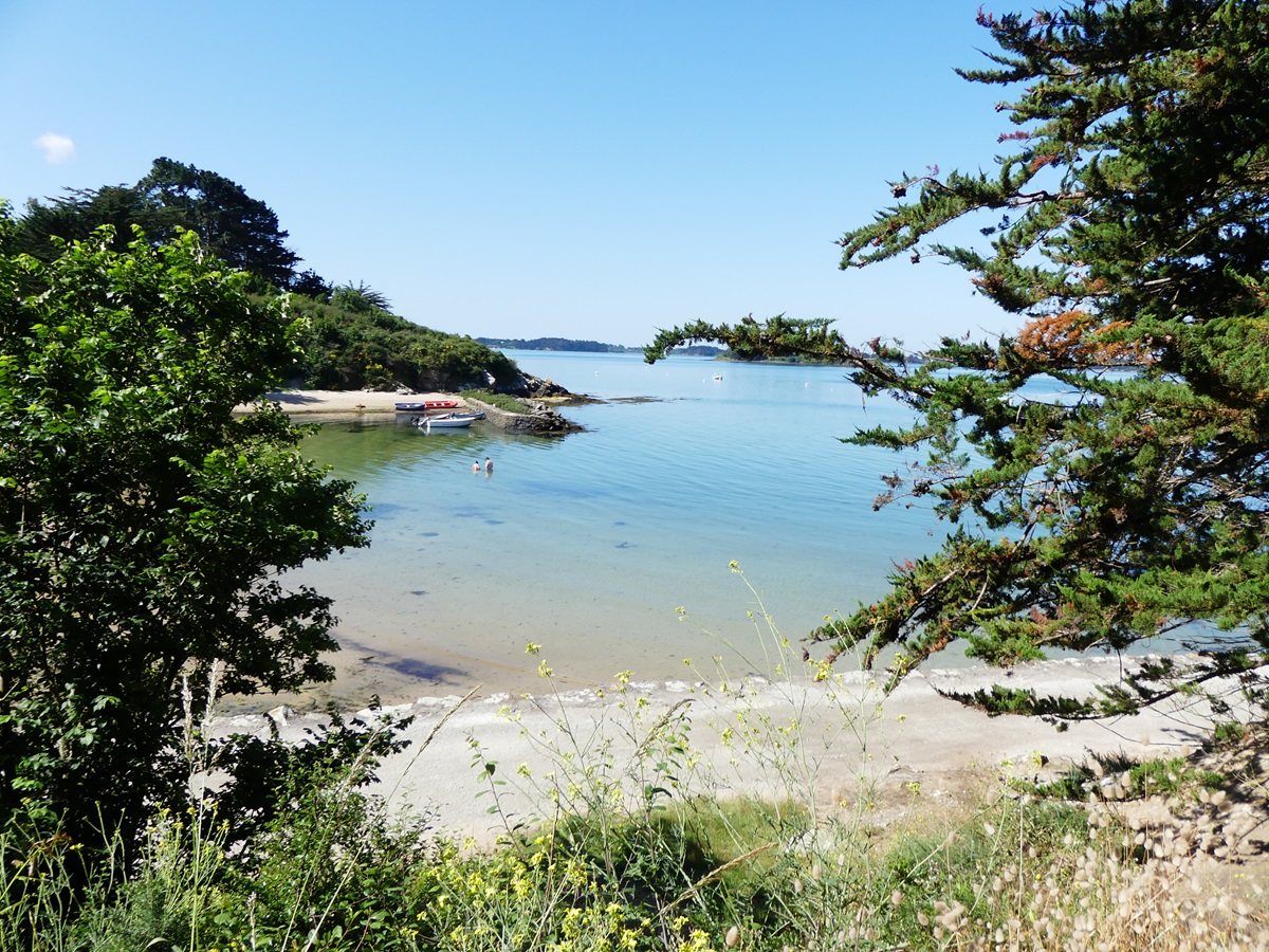 Plage du Gored sur l’île aux Moines