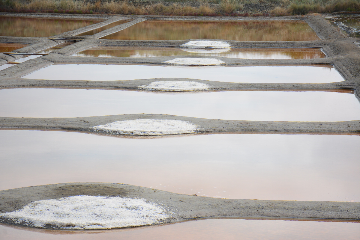 Schéma du fonctionnement hydraulique des marais salants