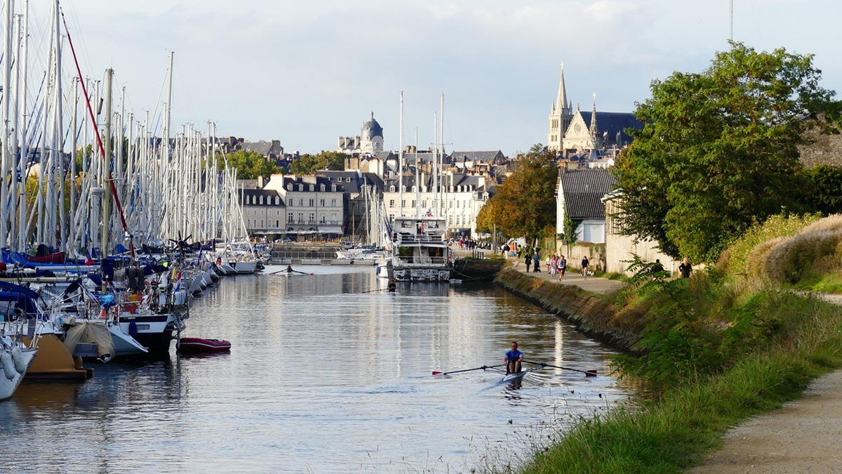 veloroute littorale vannes port navalo