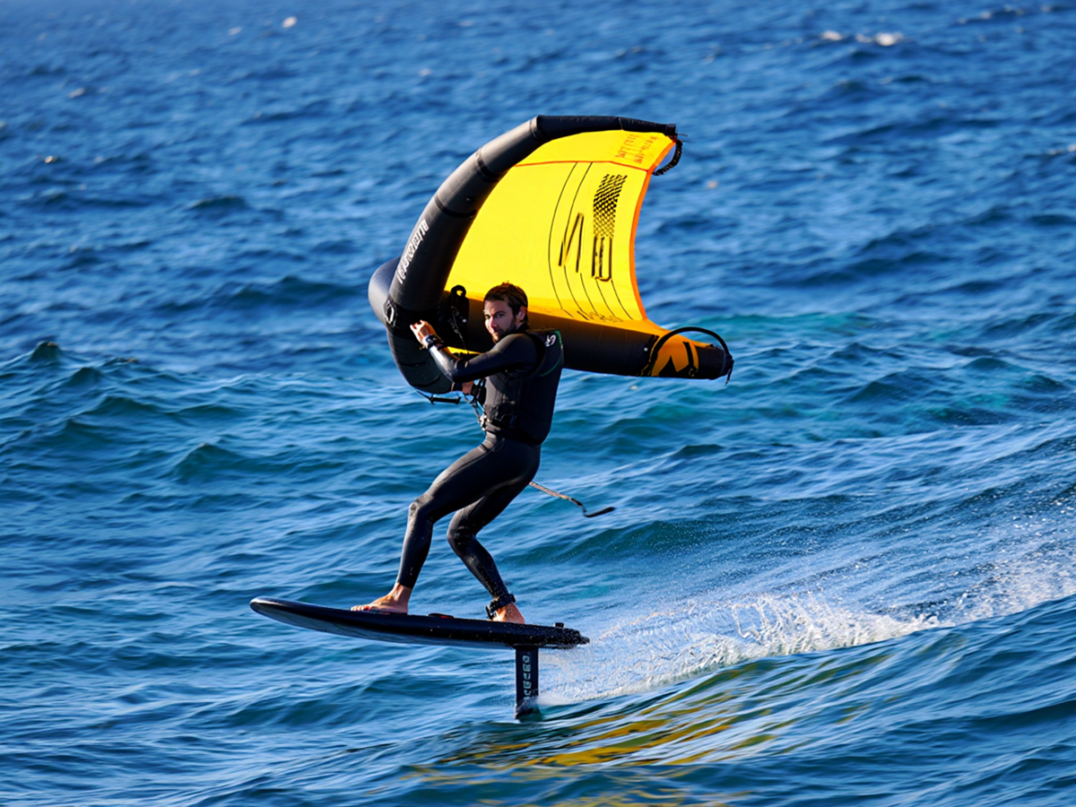 Wing foil dans le Golfe du Morbihan
